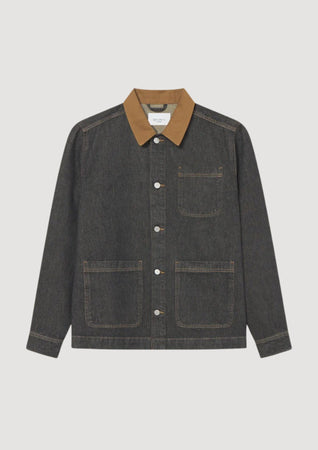 LES DEUX Layton Denim Overshirt da uomo