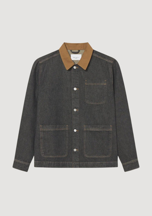 LES DEUX Layton Denim Overshirt da uomo