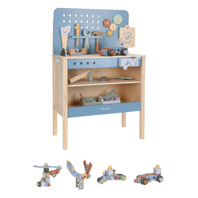 Banco da lavoro con attrezzi Little Dutch