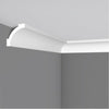 €0,76ml *** STOCK *** Pacco da 144ml di cornice decorativa in polistirene compatto XPS 50X50x2000 A7 Eternal Parquet