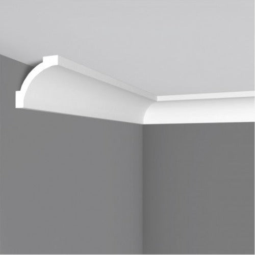 €0,76ml *** STOCK *** Pacco da 144ml di cornice decorativa in polistirene compatto XPS 50X50x2000 A7 Eternal Parquet
