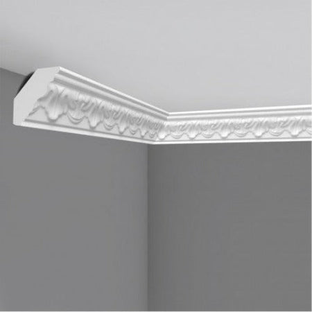 €0,99ml *** STOCK *** Pacco da 96ml di cornice decorativa in polistirene compatto XPS 50X50x2000 LD11G Eternal Parquet
