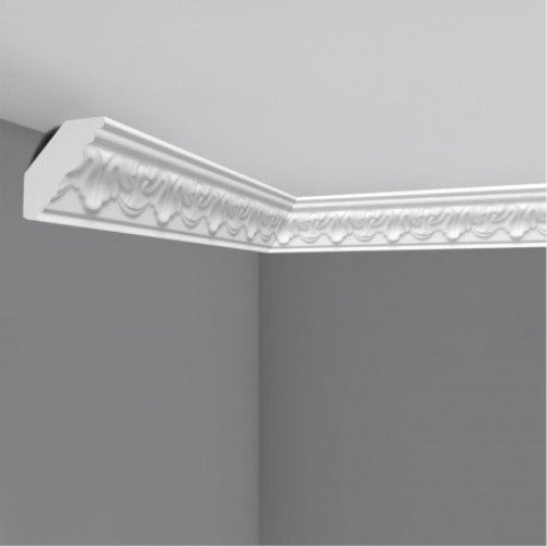 €0,99ml *** STOCK *** Pacco da 96ml di cornice decorativa in polistirene compatto XPS 50X50x2000 LD11G Eternal Parquet