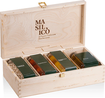 Le-Basi-Della-Tradizione-Cesto-Regalo-Prodotti-Tipici-Cilento-4pz.-Masilicò