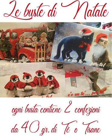Le Buste di Natale - Tè e Tisane in buste regalo Alimentari e cura della casa/Caffè tè e bevande/Tè e tisane/Tè in confezione regalo MariTea bottega del Tè - Lodi, Commerciovirtuoso.it