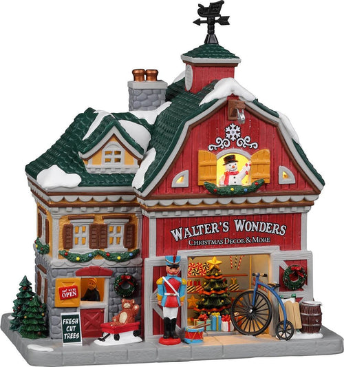 Le meraviglie di Walter, edificio luminoso per villaggio di Natale in Porcellana‎ Casa e cucina/Decorazioni per interni/Addobbi e decorazioni per ricorrenze/Decorazioni natalizie/Oggettistica MagiediNatale.it - Altamura, Commerciovirtuoso.it