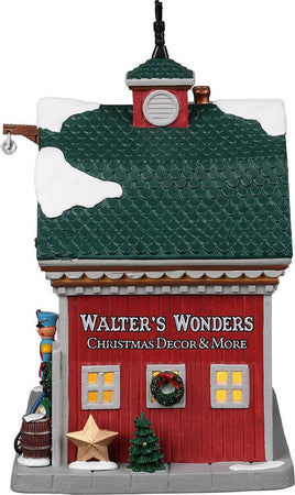 Le meraviglie di Walter, edificio luminoso per villaggio di Natale in Porcellana‎ Casa e cucina/Decorazioni per interni/Addobbi e decorazioni per ricorrenze/Decorazioni natalizie/Oggettistica MagiediNatale.it - Altamura, Commerciovirtuoso.it