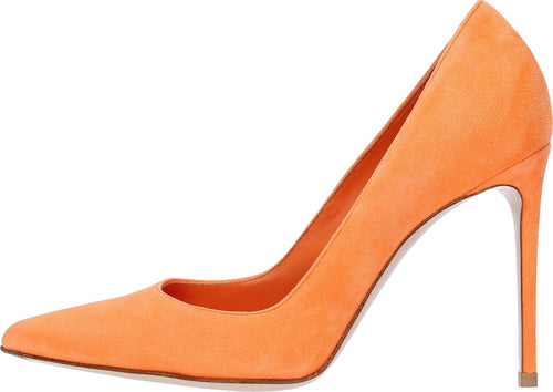 Le-Silla-Scarpe-con-Tacco-Arancio-da-donna