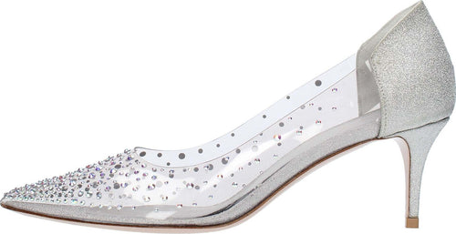 Le-Silla-Scarpe-con-Tacco-Argento-da-donna