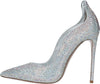 Le-Silla-Scarpe-con-Tacco-Argento-da-donna
