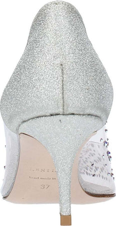Le-Silla-Scarpe-con-Tacco-Argento-da-donna