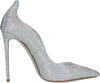 Le-Silla-Scarpe-con-Tacco-Argento-da-donna