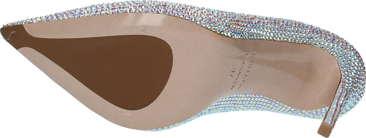 Le-Silla-Scarpe-con-Tacco-Argento-da-donna