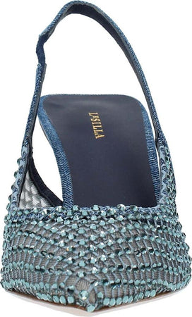 Le-Silla-Scarpe-con-Tacco-Blu-da-donna