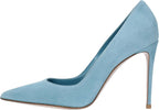 Le-Silla-Scarpe-con-Tacco-Celeste-da-donna