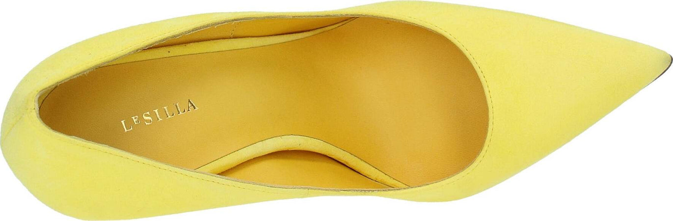 Le-Silla-Scarpe-con-Tacco-Giallo-da-donna