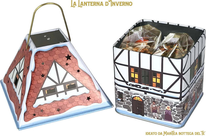 Le Tisane di Natale in Lanterna Tealight Alimentari e cura della casa/Caffè tè e bevande/Tè e tisane/Infusi e tisane alle erbe MariTea bottega del Tè - Lodi, Commerciovirtuoso.it