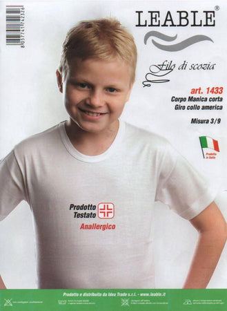 Felpa Bambino Made In Italy Lupetto Cotone Felpato LeableArt