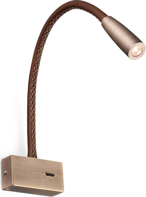 LEAD Lampada da parete lettore bronze Illuminazione/Illuminazione per interni/Illuminazioni per pareti/Applique Led Mall Home - Napoli, Commerciovirtuoso.it