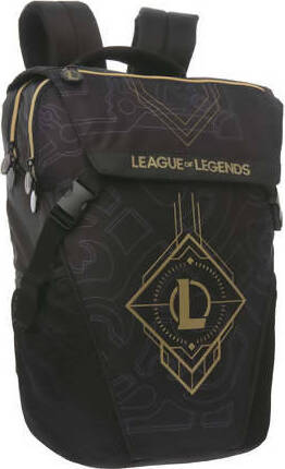 League of Legends Zaino Organizzato Scuola Nero Oro Riot Games Cosimo Panini 2 Scomparti Cancelleria e prodotti per ufficio/Scuola e materiale didattico/Materiale scolastico/Cartelle e zaini per la scuola/Cartelle Cartoleria Deja Vu - Crotone, Commerciovirtuoso.it
