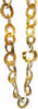 Leclaf Collana Donna Lunga Beige Con Anelli Nikel Free Collana Casual Moda/Donna/Gioielli/Collane You Store - Messina, Commerciovirtuoso.it