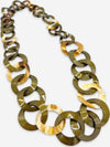 Leclaf Collana Donna Lunga Verde Con Anelli Nikel Free Collana Casual Moda/Donna/Gioielli/Collane You Store - Messina, Commerciovirtuoso.it