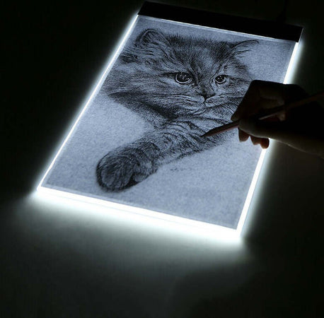 Led Art Light Pad Tavolo Supporto Luminoso Per Tracciare Disegni Artisti Fto A4 Disegno e Pittura Trade Shop italia - Napoli, Commerciovirtuoso.it