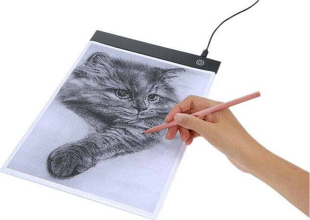 Led Art Light Pad Tavolo Supporto Luminoso Per Tracciare Disegni Artisti Fto A4 Disegno e Pittura Trade Shop italia - Napoli, Commerciovirtuoso.it