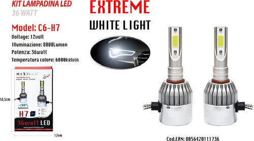 Led Auto E Moto Lampade Fari Maxtech H7 C6 Kit Lampadine 36w Luce Bianca 6000k Auto e Moto/Parti per auto/Luci lampadine e indicatori/Lampadine/Lampadine per esterno Auto e Moto/Parti per auto/Luci lampadine e indicatori/Lampadine/Lampadine per esterno Trade Shop italia - Napoli, Commerciovirtuoso.it