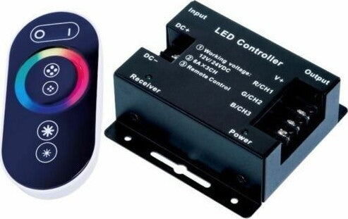 LED CONTROLLER TOUCH TELECOMANDO CENTRALINA X STRISCIA RGB 12V/24V STRIP Illuminazione/Illuminazione per interni/Illuminazione speciale/Nastri LED Zencoccostore - Formia, Commerciovirtuoso.it