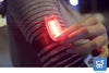 LED Rosso Luce di Sicurezza Notturna a Clip Impermeabile Lampeggiante per Corsa e Bici Kit da 3 Pezzi