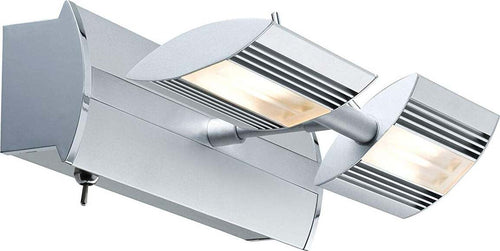LED-spotlight-1x(2x6W),-linear-230V,-Chrome-matt