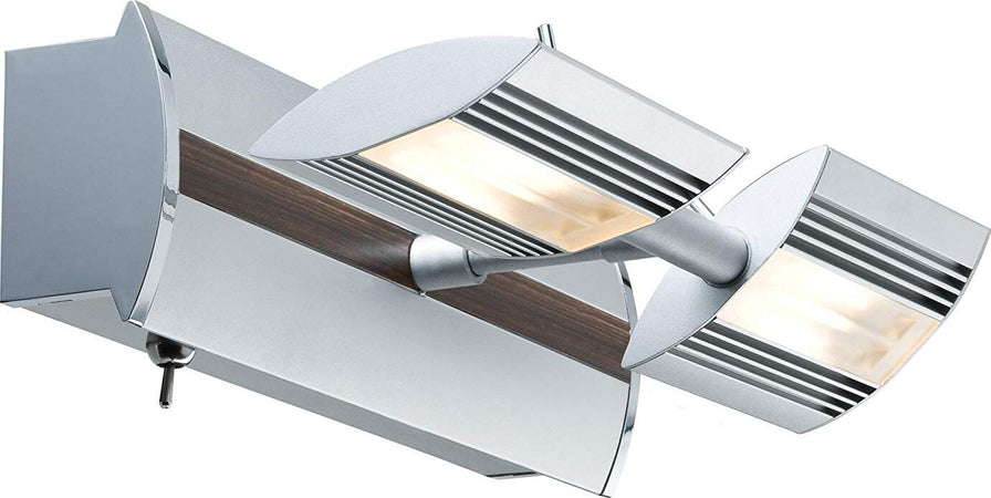 LED-spotlight-1x(2x6W),-linear-230V,-Chrome-matt
