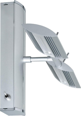 LED-spotlight-1x(2x6W),-linear-230V,-Chrome-matt