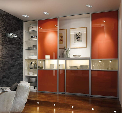 LED-spotlight-1x(2x6W),-linear-230V,-Chrome-matt