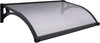 LEDDY---pensilina-porta-ingresso-in-policarbonato-fotovoltaica-con-led-100x120-Opaco-Milani-Home