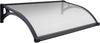 LEDDY - pensilina porta ingresso in policarbonato fotovoltaica con led 100x120 Semitrasparente