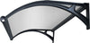 LEDDY - pensilina porta ingresso in policarbonato fotovoltaica con led 100x120 Semitrasparente