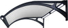 LEDDY - pensilina porta ingresso in policarbonato fotovoltaica con led 100x120 Semitrasparente