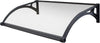 LEDDY---pensilina-porta-ingresso-in-policarbonato-fotovoltaica-con-led-100x120-Trasparente-Milani-Home