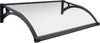 LEDDY---pensilina-porta-ingresso-in-policarbonato-fotovoltaica-con-led-100x120-Trasparente-Milani-Home