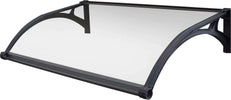 LEDDY---pensilina-porta-ingresso-in-policarbonato-fotovoltaica-con-led-100x150-Trasparente-Milani-Home