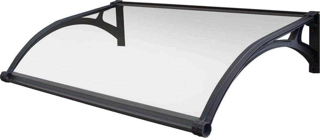 LEDDY---pensilina-porta-ingresso-in-policarbonato-fotovoltaica-con-led-100x150-Trasparente-Milani-Home