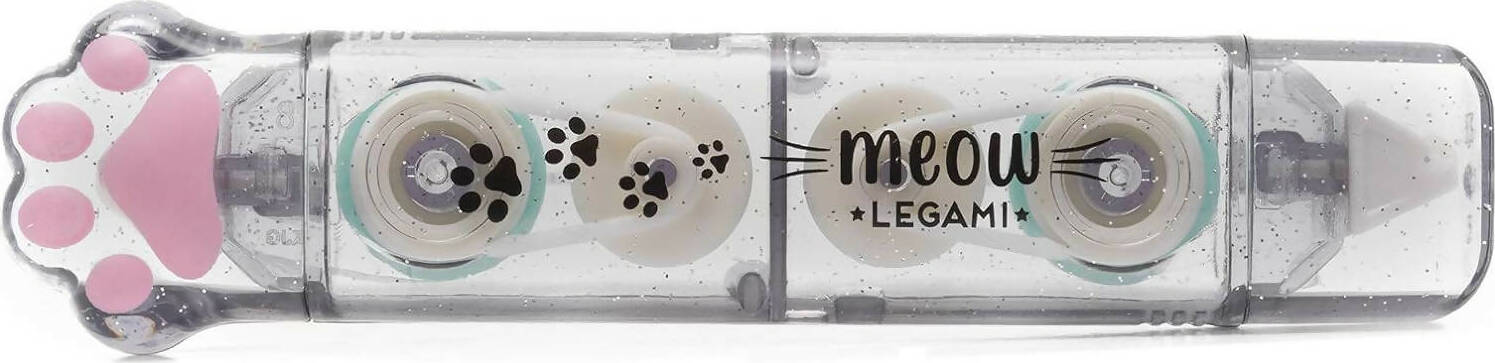 Legami - Colla A Nastro, Meow, 2x10 Cm, Nastro Adesivo Con Struttura A Nido D'ape Lungo 3 Metri Per Lato, A Forma Di Zampa, Incolla In Pochi Secondi Con Precisione Cancelleria e prodotti per ufficio/Archivio ufficio e accessori per scrivania/Nastri colle elastici e graffette/Adesivi e colle/Stick di colla e colla a penna Cartoleria Deja Vu - Crotone, Commerciovirtuoso.it