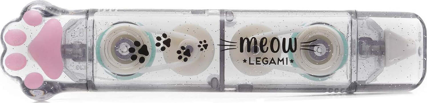 Legami - Colla A Nastro, Meow, 2x10 Cm, Nastro Adesivo Con Struttura A Nido D'ape Lungo 3 Metri Per Lato, A Forma Di Zampa, Incolla In Pochi Secondi Con Precisione Cancelleria e prodotti per ufficio/Archivio ufficio e accessori per scrivania/Nastri colle elastici e graffette/Adesivi e colle/Stick di colla e colla a penna Cartoleria Deja Vu - Crotone, Commerciovirtuoso.it