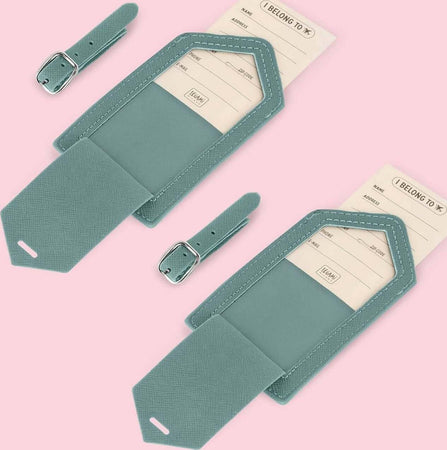 Legami---Etichette-Bagaglio,-Let's-Get-Lost-Together,-Set-Di-2-Targhette-Per-Valigia,-Accessorio-Per-Viaggio-Aereo-Crociera-Treno,-Tag-Del-Bagaglio-Per-Proteggi-Dati-In-Pelle-Pu-E-Microfibra