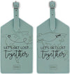 Legami---Etichette-Bagaglio,-Let's-Get-Lost-Together,-Set-Di-2-Targhette-Per-Valigia,-Accessorio-Per-Viaggio-Aereo-Crociera-Treno,-Tag-Del-Bagaglio-Per-Proteggi-Dati-In-Pelle-Pu-E-Microfibra