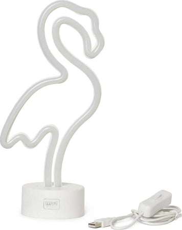 Legami - Lampada Led Effetto Neon, It's A Sign, H 32,5 Cm, Tema Flamingo, Doppia Alimentazione, Cavo Usb (incluso) O Batterie (non Incluse), Lampada Da Tavolo, Luce Multicolore Illuminazione/Illuminazione per interni/Lampade/Lampade da tavolo e abat-jour Cartoleria Deja Vu - Crotone, Commerciovirtuoso.it