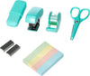 Legami - Mini Set Di Cancelleria, 6 Accessori In Formato Mini: Forbici, Gomma, Segnapagina, Nastro Adesivo Con Dispenser, Cucitrice E Punti Metallici, 7x10,5 Cm, Pratica Scatola Da Trasportare Cancelleria e prodotti per ufficio/Scuola e materiale didattico/Materiale scolastico/Set scolastici Cartoleria Deja Vu - Crotone, Commerciovirtuoso.it
