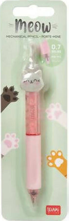 Legami - Portamine, Meow, Ø 1,2 cm, 1 Mina 0,7 mm HB Inclusa, Impugnatura Ergonomica in Silicone, Scrittura Precisa Cancelleria e prodotti per ufficio/Penne matite scrittura e correzione/Matite/Portamine Cartoleria Deja Vu - Crotone, Commerciovirtuoso.it